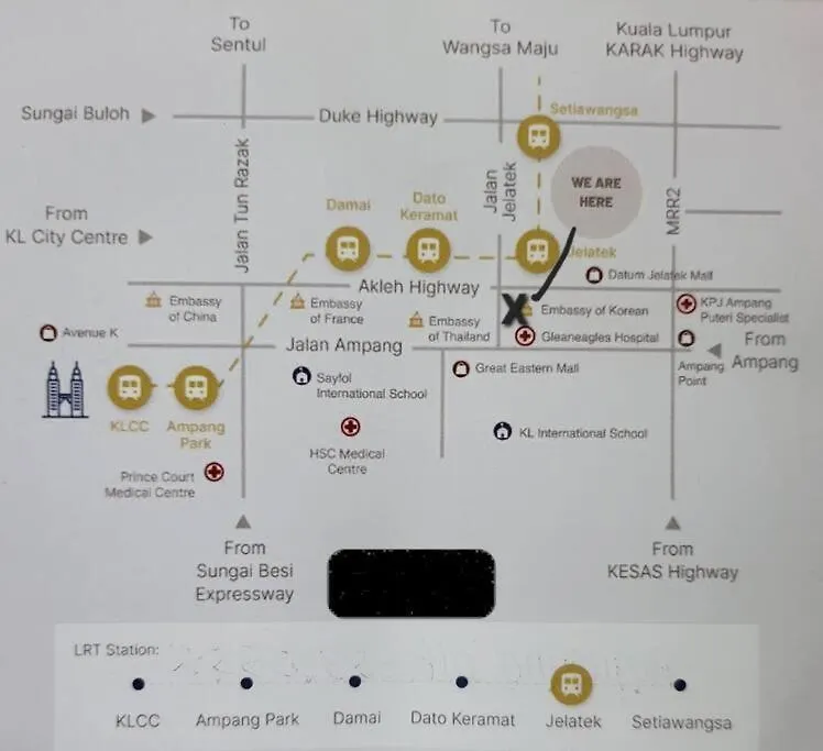 Lägenhet Neu Suite Ampang, Lrt Jelatek, Gleneagles Hospital Kuala Lumpur